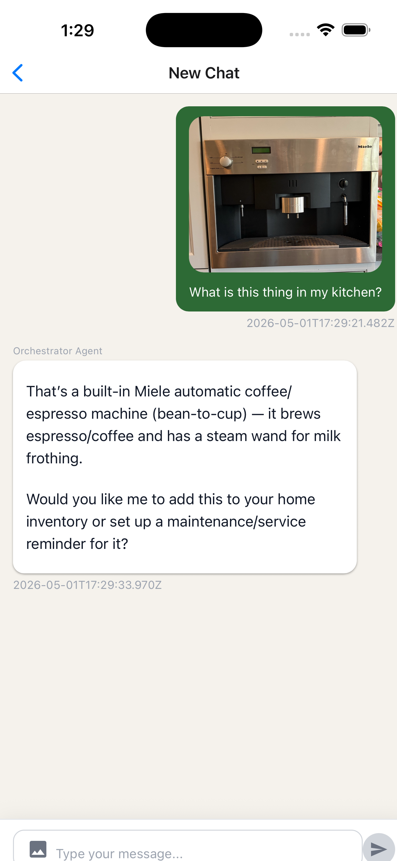 Latch chat screen